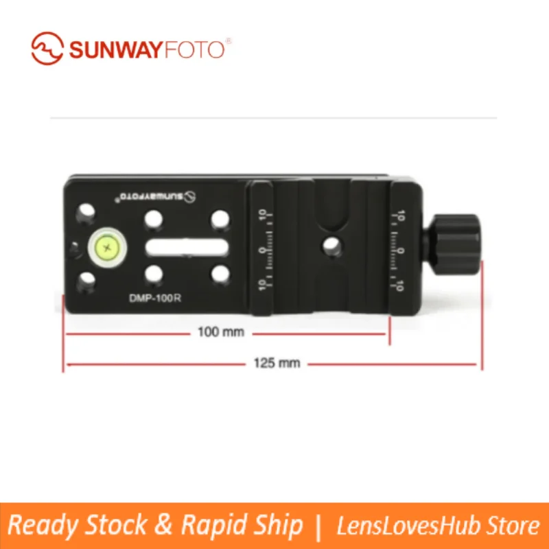 

SUNWAYFOTO DMP-100R Rail Nodal Slide Arca RRS Compatible Clamp