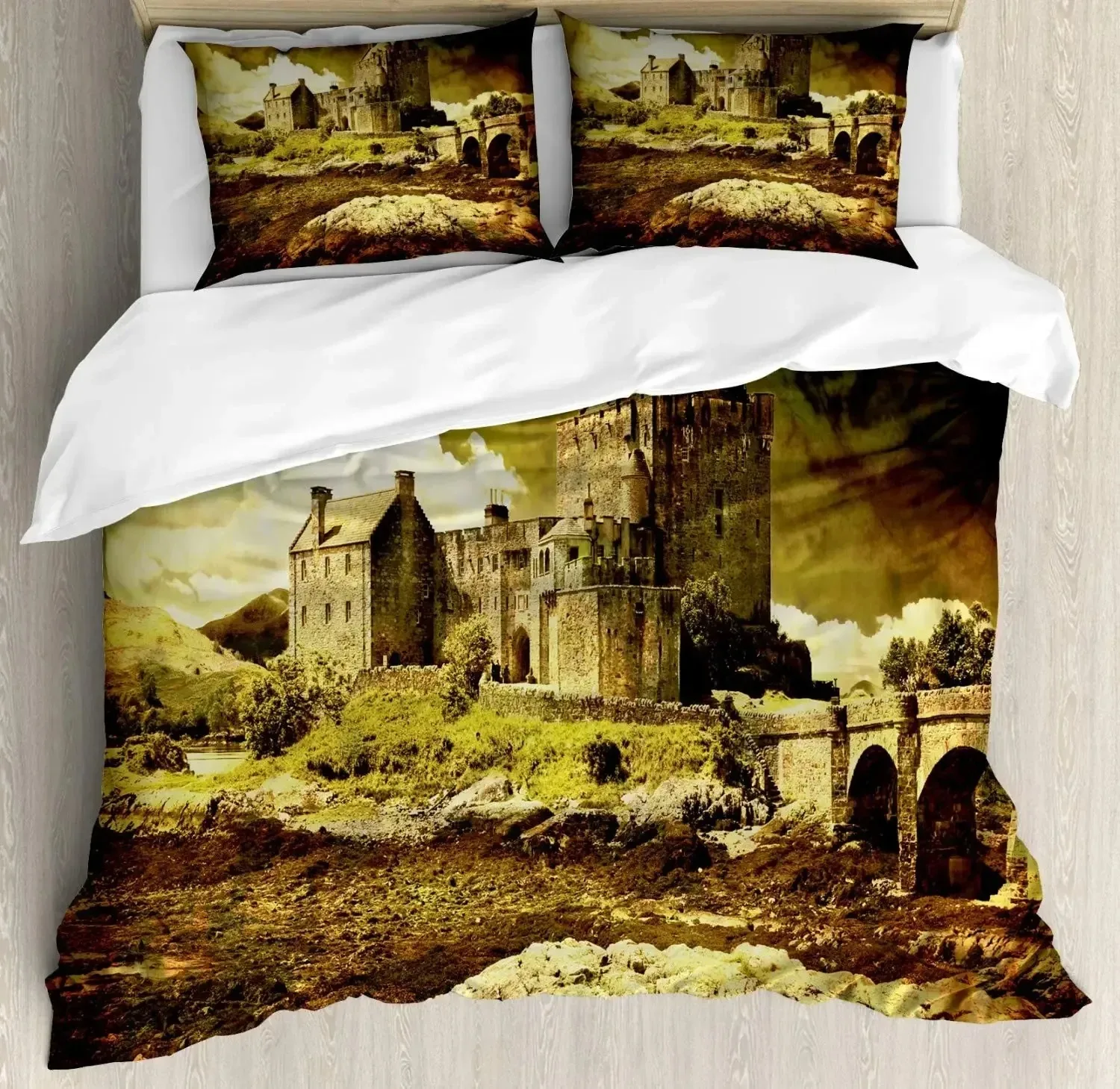 

Medieval Heraldic Middle Ages Coat of Arms Bedding Set Bedroom Soft Modern Bedspreads Comefortable Duvet Cover Quilt Pillowcase