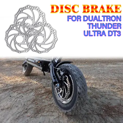 160MM 두꺼운 디스크 브레이크 유압 디스크 브레이크 Dualtron Thunder Ultra DT3 전기 스쿠터 부품 용 스테인레스 스틸 디스크 패드