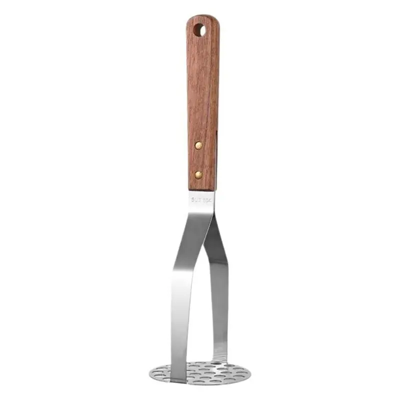 AA94-Kitchen Gadget Mud Press Masher Puree Juice Maker Stainless Steel Potatoes Crusher Pusher Fruit Tools Cocina Cozinha