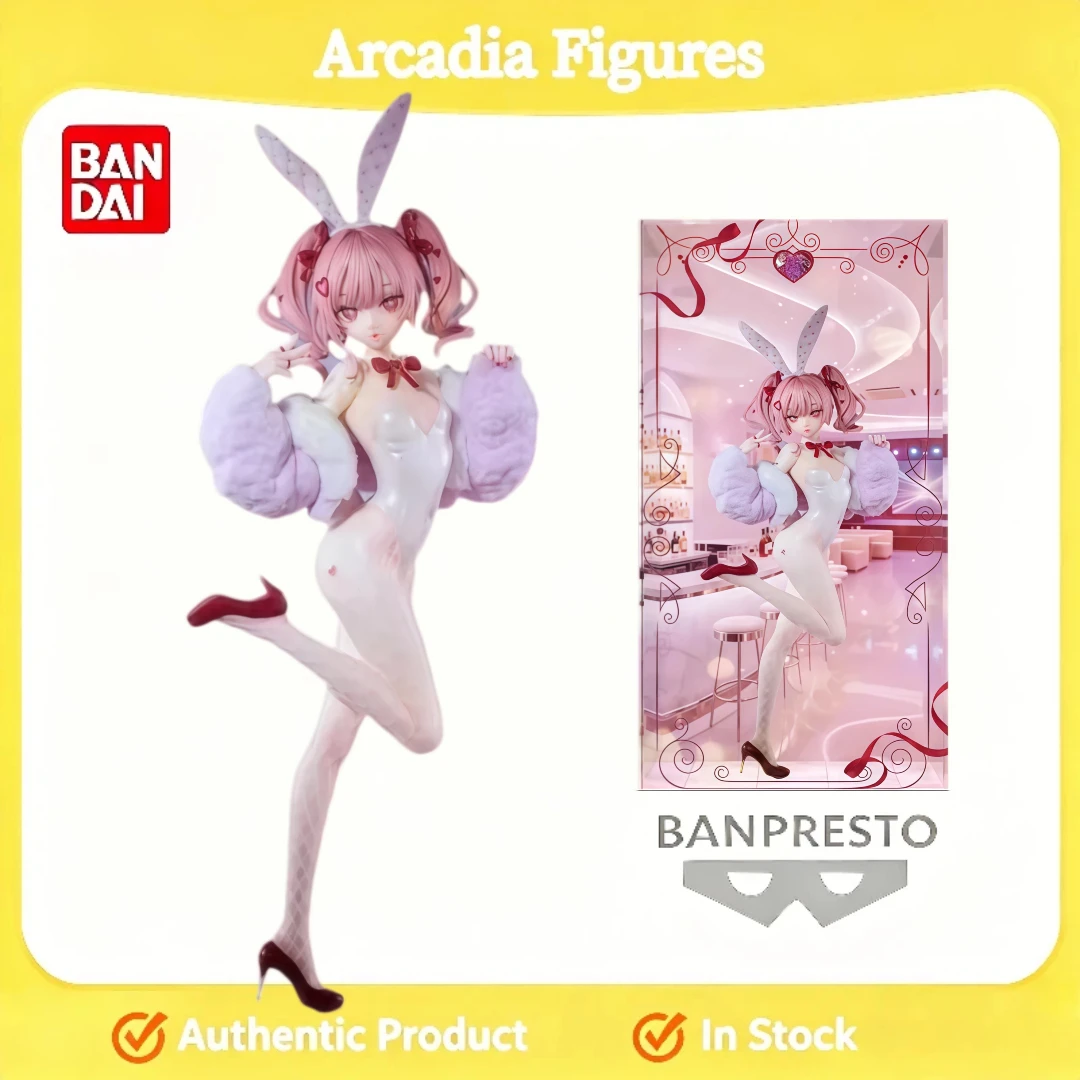 

[In Stock] Original BANDAI Genuine Fingle Toy Rurudo LOVEIT Bunny Girl Action Anime Figures Hobby Model Collection Desktop Doll
