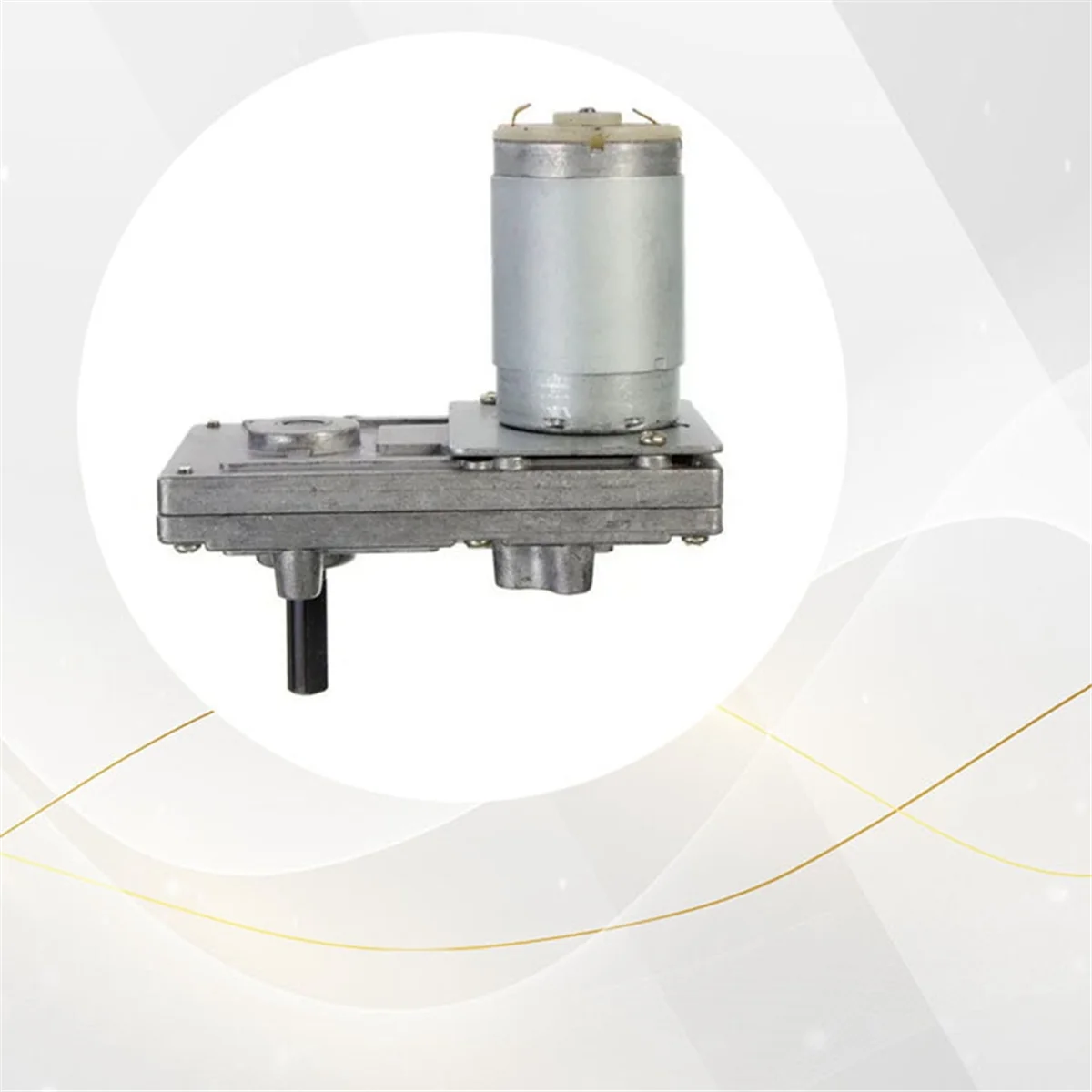 555 ميتال جير موتور تيار مباشر 12 فولت 24 فولت محرك عزم دوران عالي منخفض الضوضاء لمشاريع ذاتية الصنع