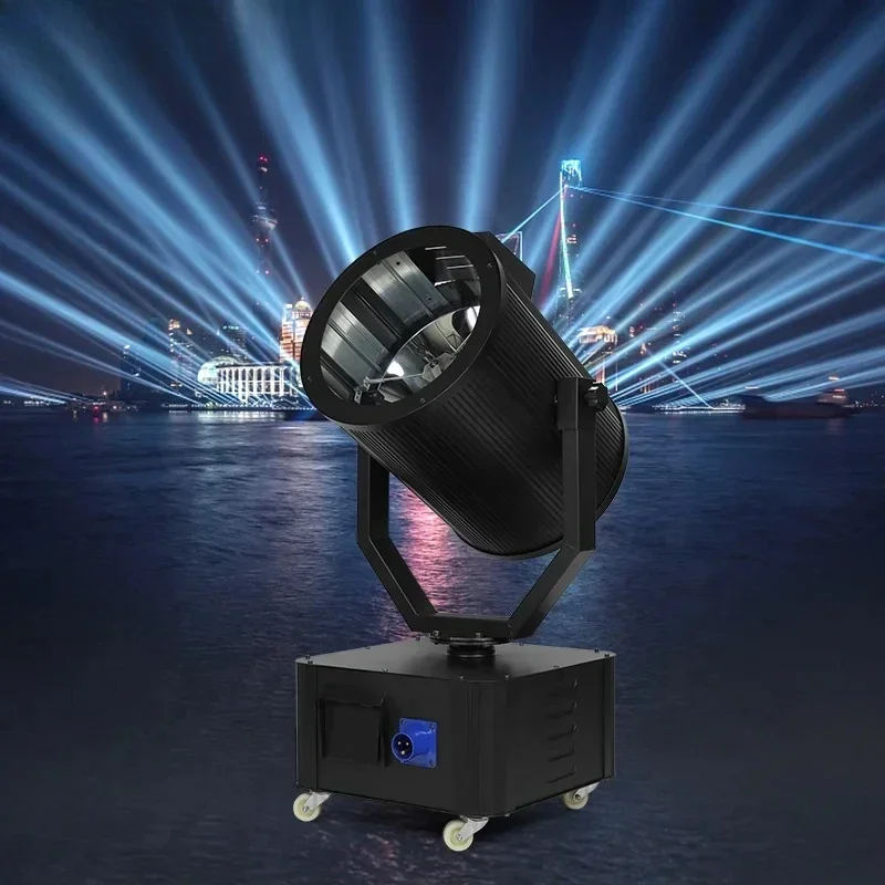 Outdoor Building Sky Cannon White Beam Searchlight 1 2 3 4 5 6 kw Waterproof Sky Search Light AC100-220V/50-60HZ±10%