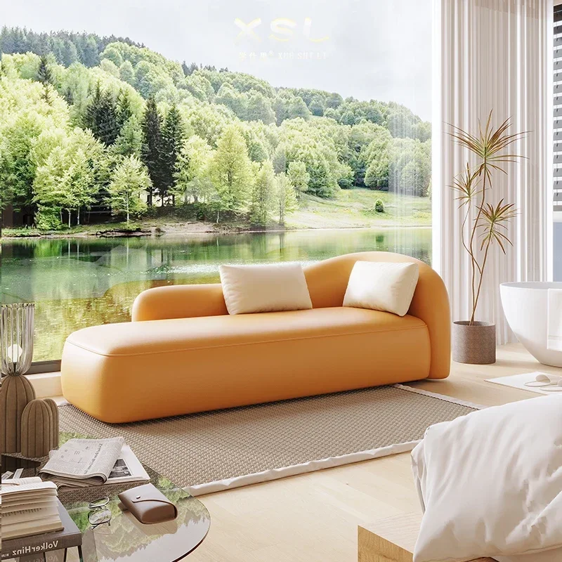 

Modern light luxury concubine chair curved sofa chair small apartment living room