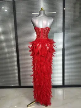 10 best sales vestito rosso nero - №7