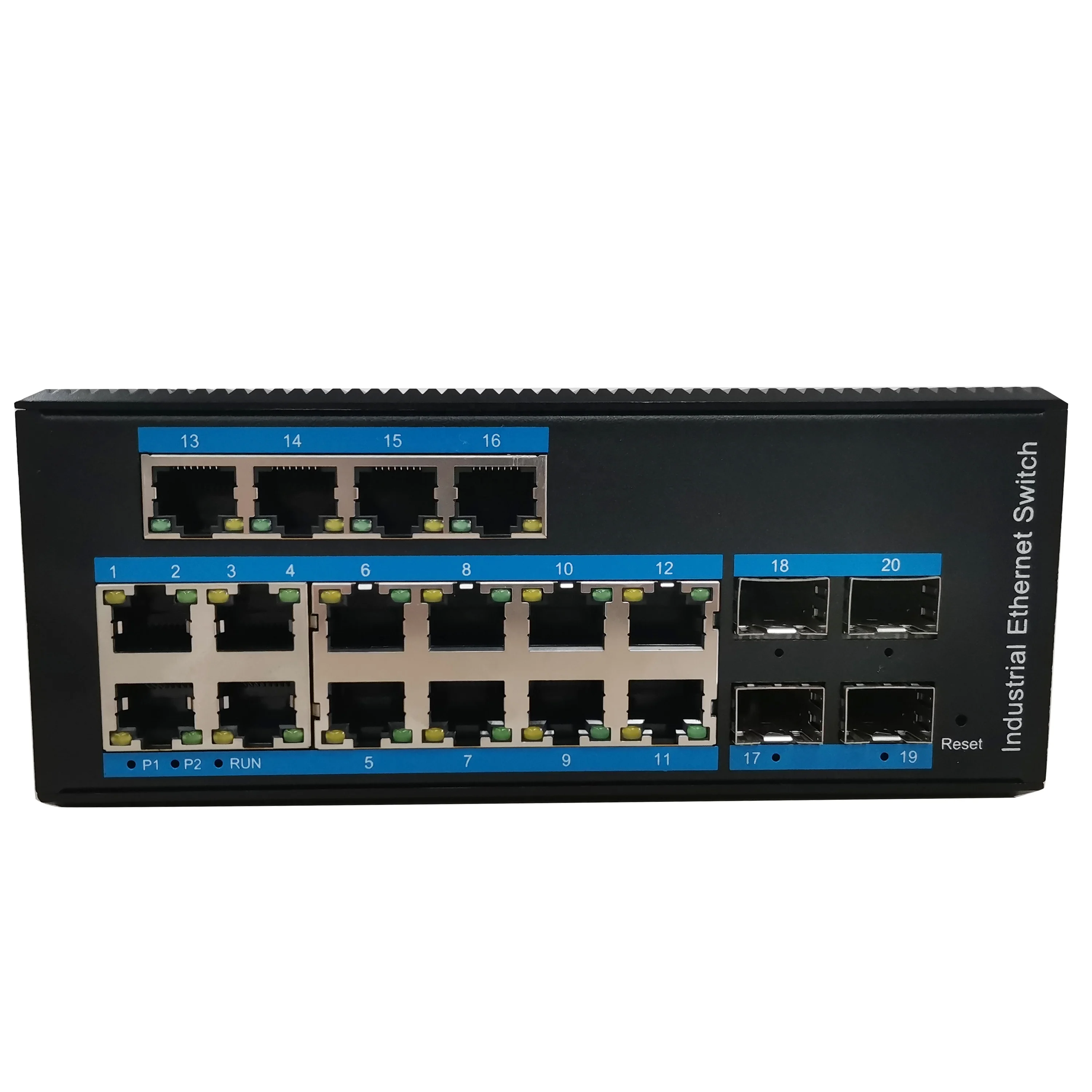 

UOTEK UT-N63416BGSP-SFP Управляемый 20-портовый коммутатор с 16 оптоволоконными портами RJ45 4 Sphp, промышленный коммутатор Ethernet POE