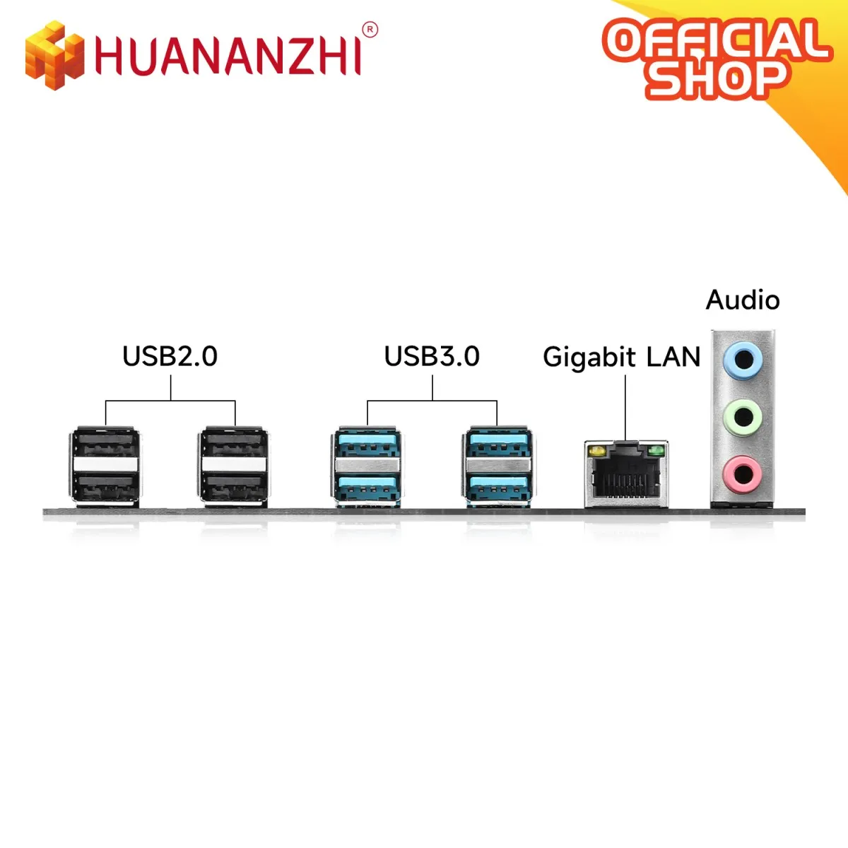 HUANANZHI X99-MD3 Motherboard With TPM2.0 LGA2011-3 Intel Xeon E5 DDR3 128GB Dual M2 NVME USB3 ATX - view 5