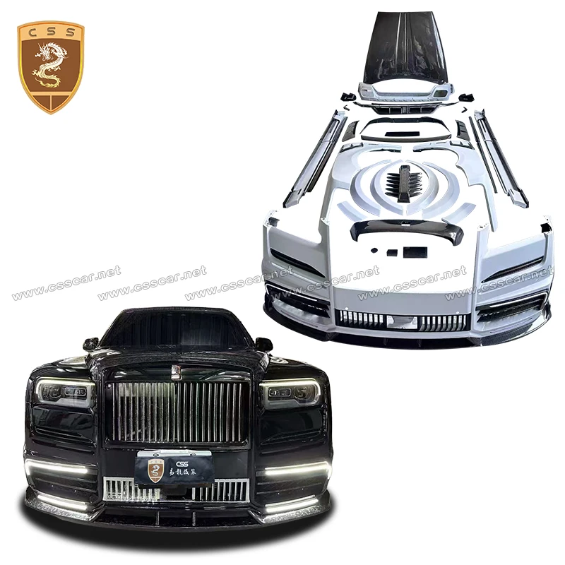 For Rolls Royce Cullinan MSY.2 Carbon Fiber Front Rear Bumper Assembly Car Wheel Arch Fender Flare Engine Decorate Trim Bodykits