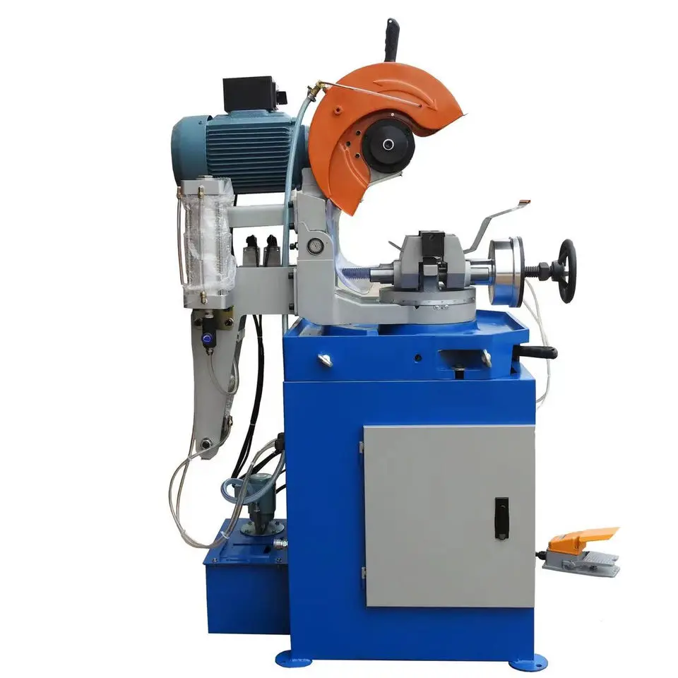 MC-315B Semi-automatic Pneumatic Pipe Cutting Machine Metal Steel Tube Angle Cutting Machine