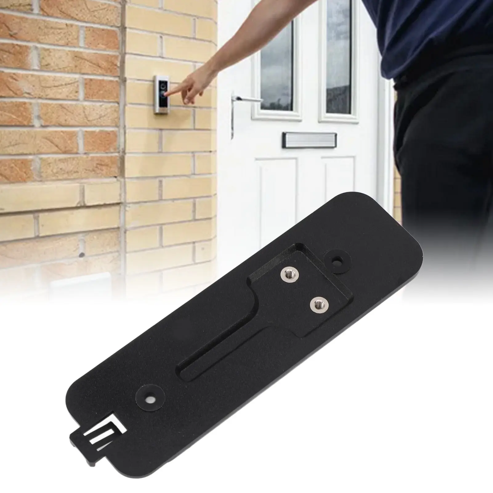 Backplate for Blink Video Doorbell Plastic Doorbell Back Plate Replacement Part with Mount Accessory