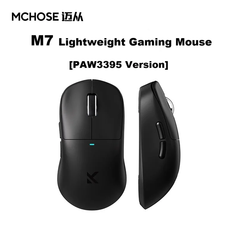 

MCHOSE M7 Pro Ultra E-Sports игровая мышь эргономичная трехмодельная беспроводная двойная 8K 42000 точек на дюйм PAW3950 легкая 500 мАч по индивидуальному заказу