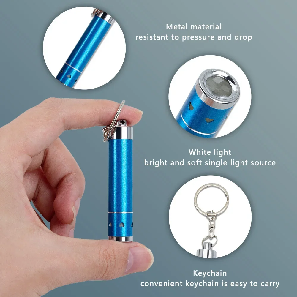 30 шт. портативный брелок в форме сердца светодиодный фонарик с бесплатным индивидуальным логотипом для делового подарка