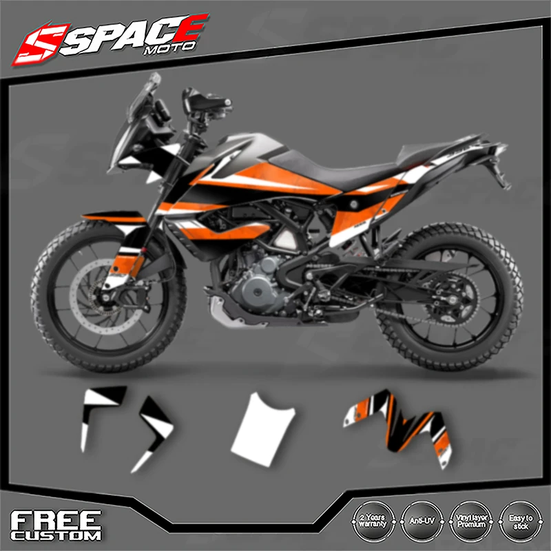 

SPACE Custom Motorcycle Graphics For KTM 2020 2021 2022 ADV 20-22 ADV390 Decal Stickers Kits 005