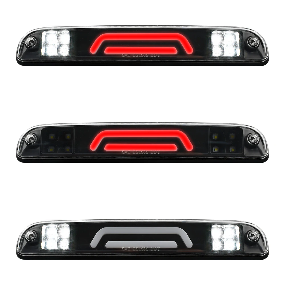 LED Third Brake Light Additional Rear High Mount Brake Warning Light For Ford Ranger F250 Super Duty F350 F450 F550 DRL