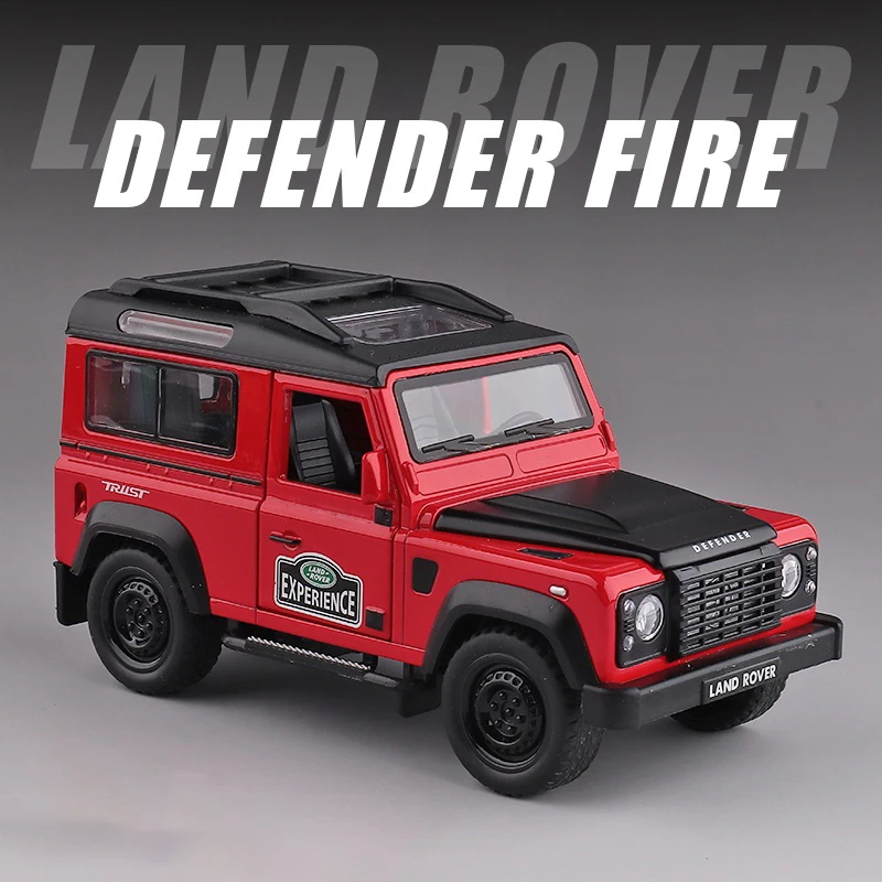 1:32 Land Rover Defender Car Model Alloy Car Toy Car Model Pull Back Children's Toy Collectibles Birthday Giftts A275