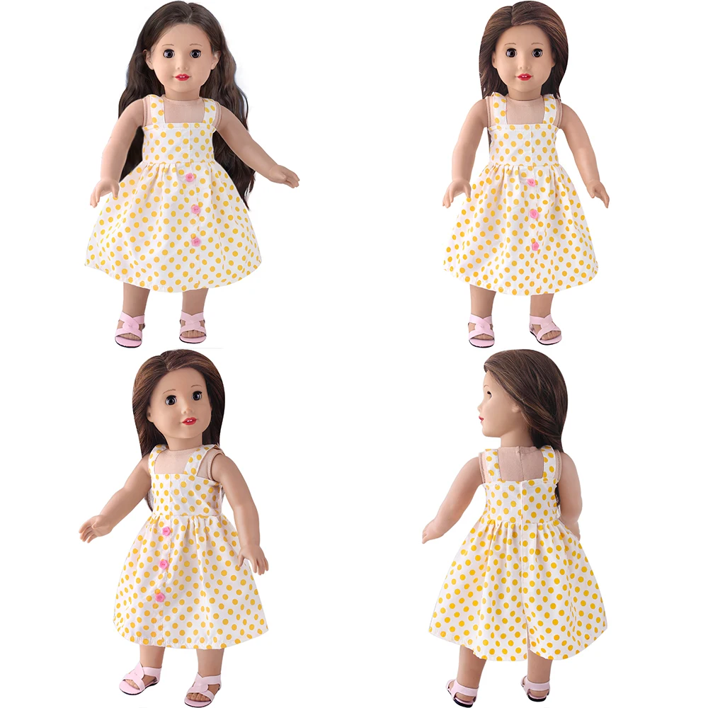 18 inch doll Girl Elegant Dress doll Costume Props doll Exquisite Afternoon Tea Costume Matched with Elegant and Simple doll Acc