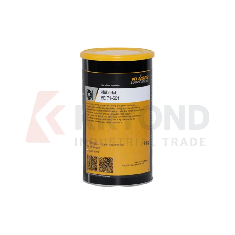 KLUBER Klüberlub BE 71-501 Lubrication for Spindle and Plain Bearings in Building Machinery Construction Equipment Applications