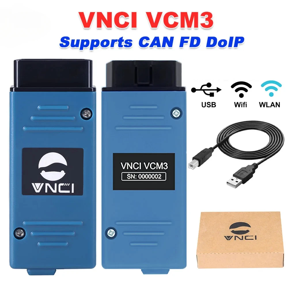 VNCI Car Diagnostic Scanner VNCI VCM3 for Ford Mazda Support DoIP CAN FD Compatible with Ford Mazda Original Software Driver