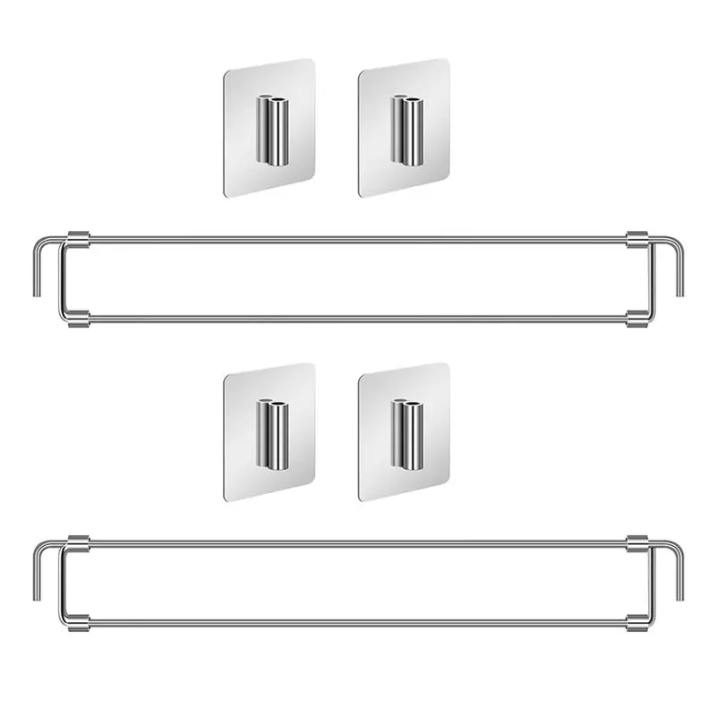 

2X RV Refrigerator Bars 12.44In-22.63In Adjustable Stainless Steel RV Fridge Tension Rods-A08Q