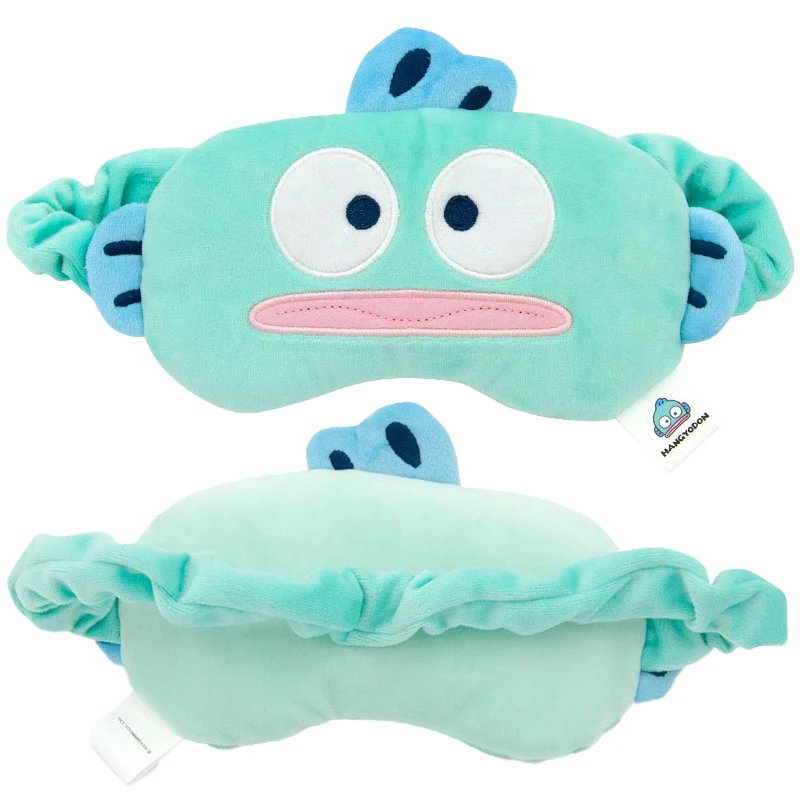 Miniso Eye Mask Half Fish Man Anime Kawaii Girl Cute Plush Portable Toy Simple Decorate Sleeping Eye Mask Gift Wholesale