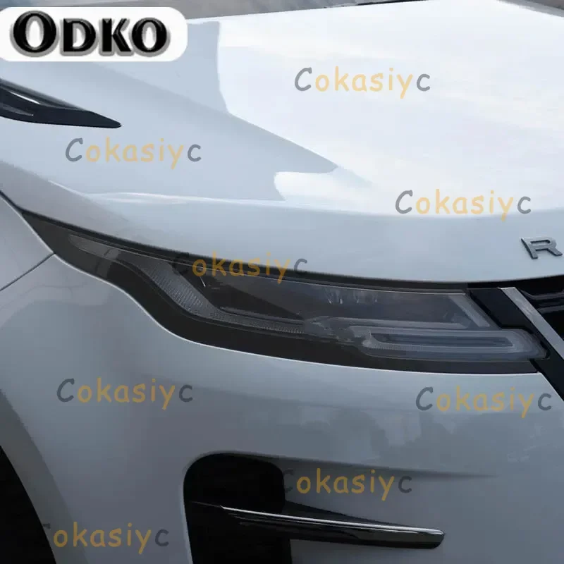 

Для Range Rover Evoque 2012-2018 автомобильные фары защитная пленка черная прозрачная защита от царапин авто ремонт