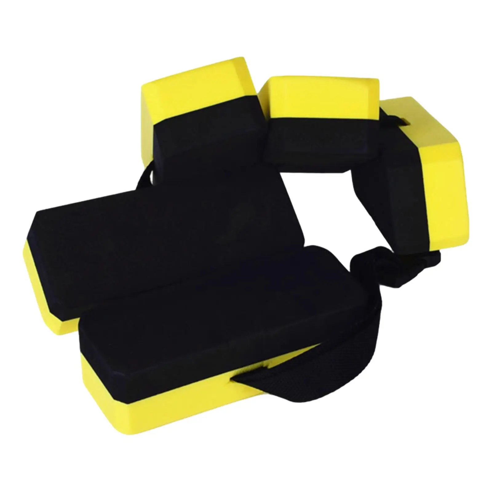 Back Floating Swim Belt EVA Foam Board Flotation Aid Adjustable Strap for Water Aerobics and Swim Practice