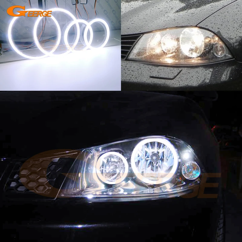 

For SEAT IBIZA III CORDOBA 6L Facelift 2006 2007 2008 2009 Excellent DRL Ultra Bright COB LED Angel Eyes Kit Halo Rings