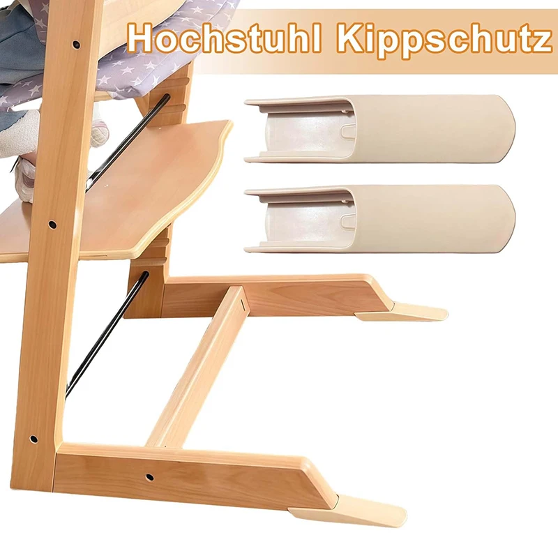 Accesorios para trona de bebé, almohadilla antideslizante de seguridad para piernas, insertar los pies, silla de comedor, tapas protectoras de suelo desmontables
