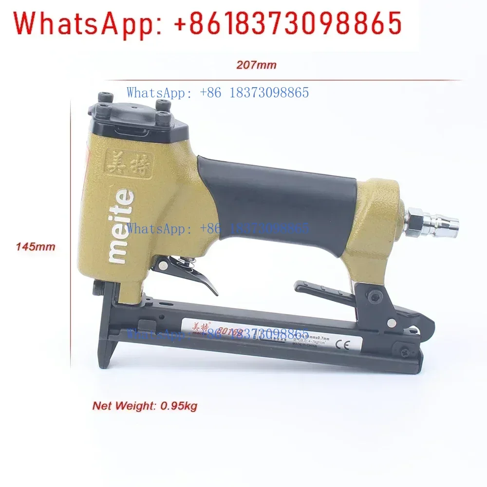 

Meite 8016B Высококачественный пневматический степлер, воздушные скобы, пистолет для изготовления диванной мебели