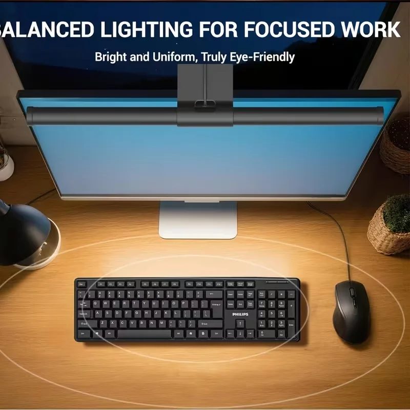 Screen LED Bar Desk Lamp PC Computer Laptop Screen Lamp Hanging Light Bar Table Lamp Office Study Reading Light For LCD Monitor