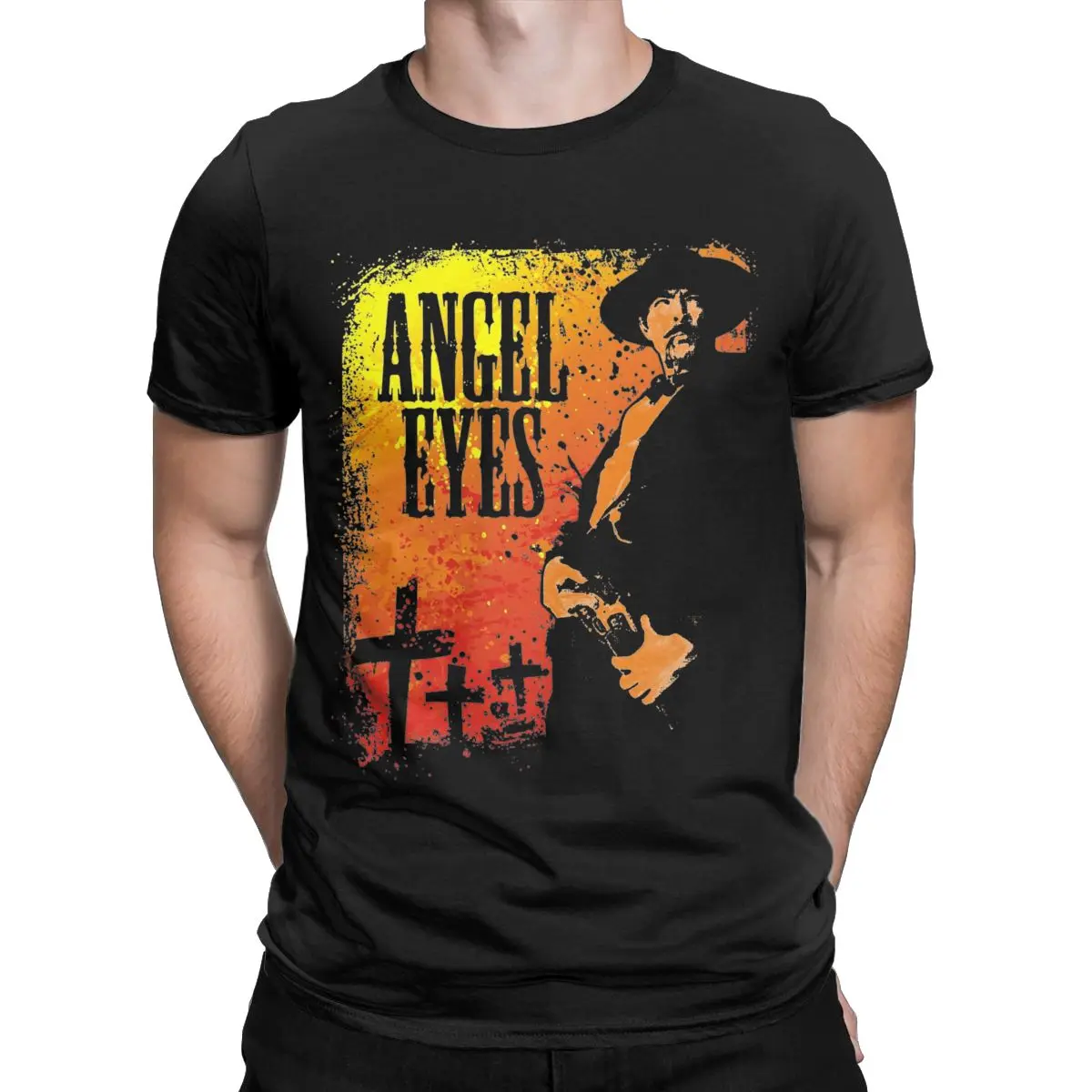 The Good The Bad And Ugly Blondies Angel Eyes Tuco Cowboy Men T Shirts Funny Tee Shirt Crew Neck T-Shirts Cotton 6XL Clothing