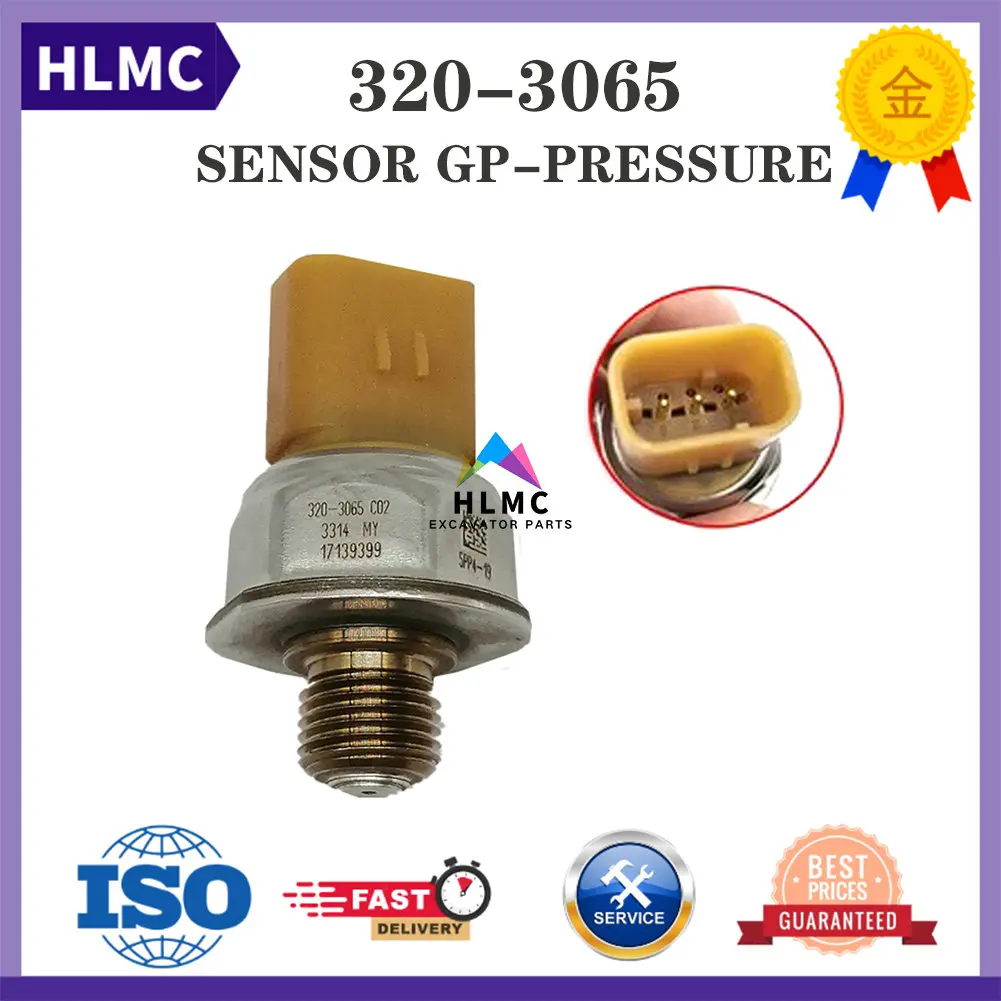 

Construction Machinery Parts 320-3065 Common Rail Pressure Sensor 3203065 sensor 320-3065 5PP4-19