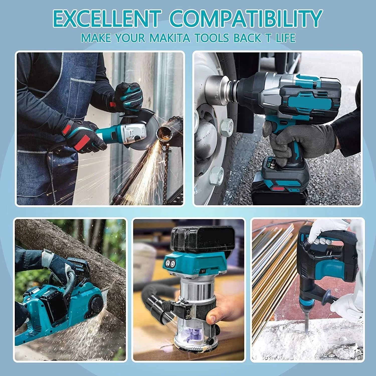 마끼다용 리튬 이온 배터리, 18V 배터리, BL1850B, BL1840B, BL1860, BL1890, BL1815, BL1830, BL1835, 무선 드릴 배터리, LXT400