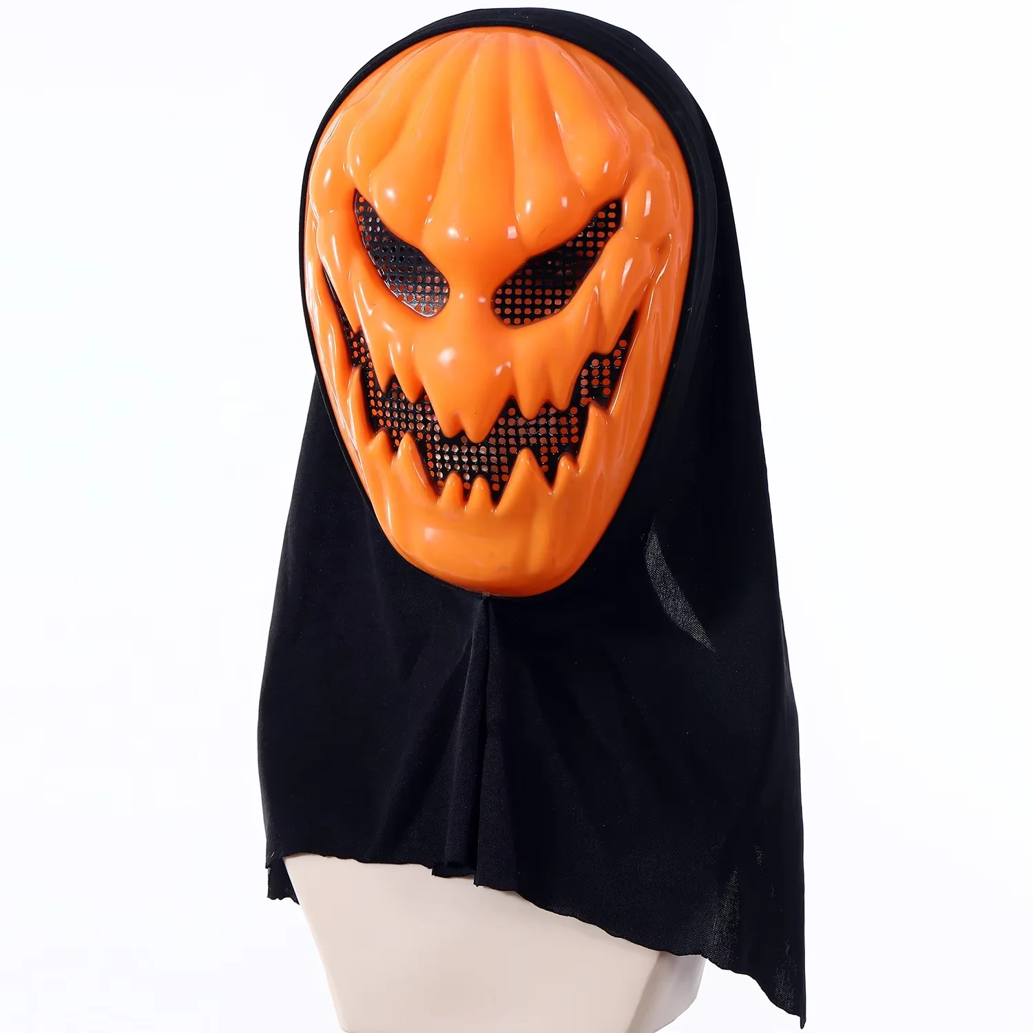 Hot Selling Halloween Pumpkin Mask Horrible Festival  Decoration Horror ABS Cones Chainsaw man Guest book wedding