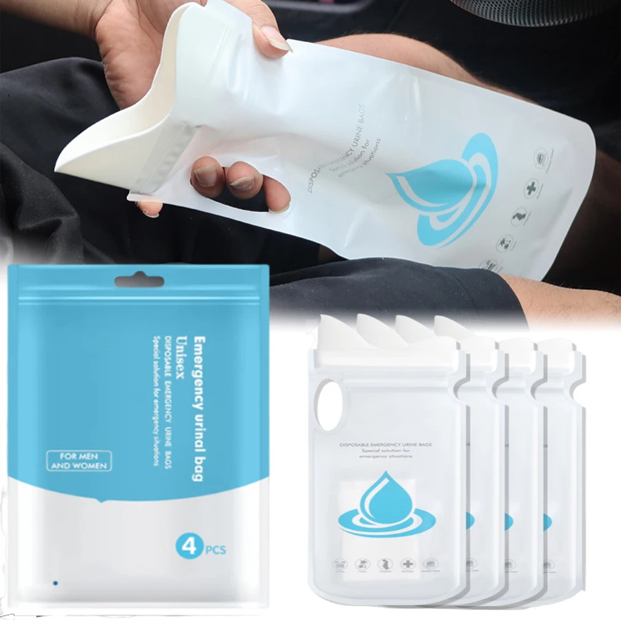 Car Urine Bag Portable Outdoors Emergency Portable Vomit Bag Travel Car Urinal Disposable Toilet Bag Men Women Children