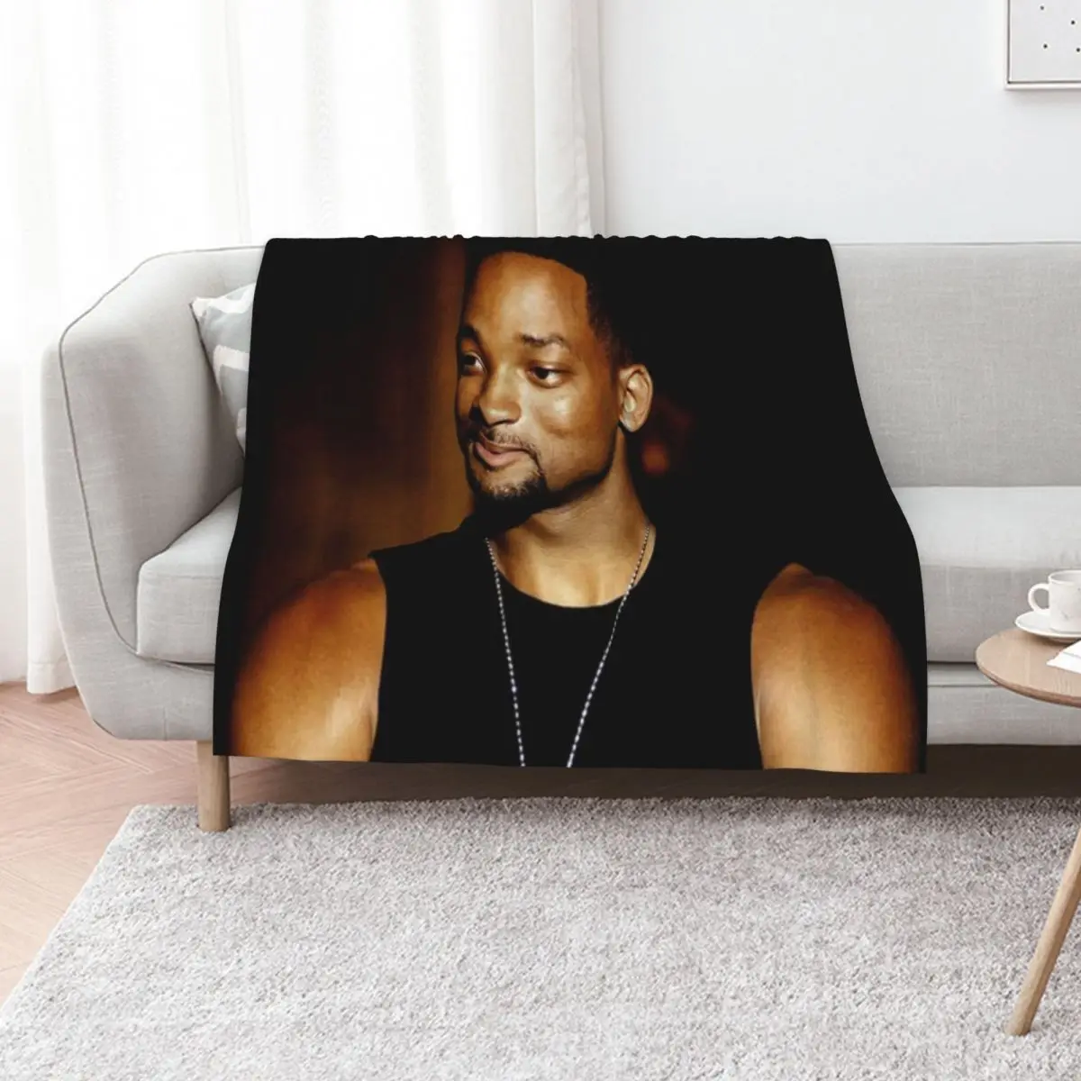 will smith Throw Blanket Nap Flannels warm winter For Sofa Thin Heavy Soft Beds Blankets