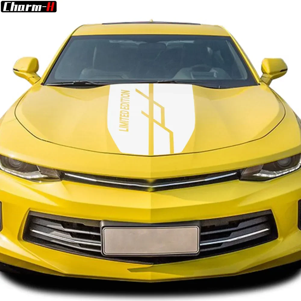 غطاء السيارة لهجة المشارب سباق الرياضة طبعة محدودة ملصق لاصق لامع ورائع عدة متوافق مع شيفروليه كامارو 2019-2023 #4
