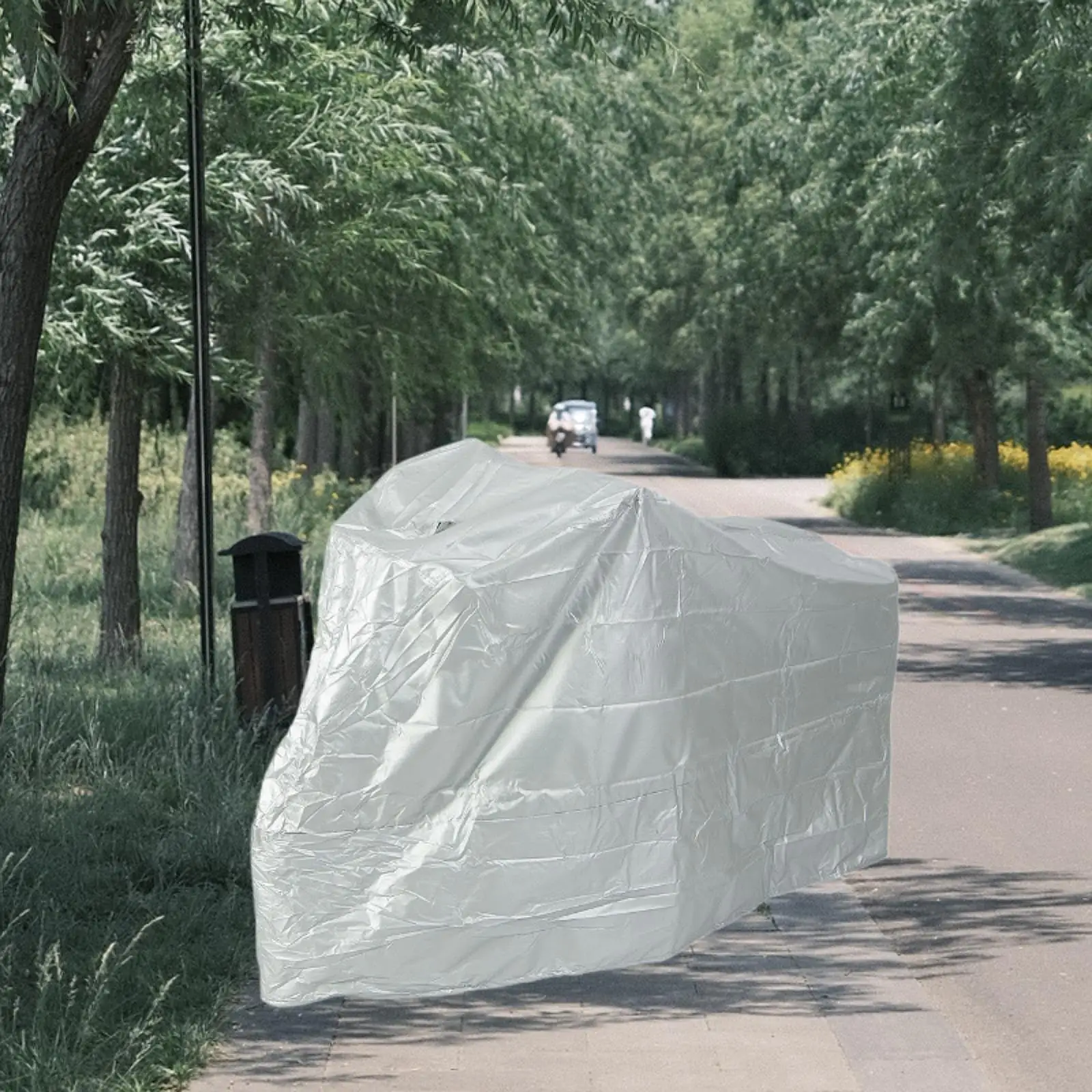 Fahrradabdeckung, Fahrradabdeckung mit Kordelzug, tragbar, wasserdicht, Staubschutz, elektrisch