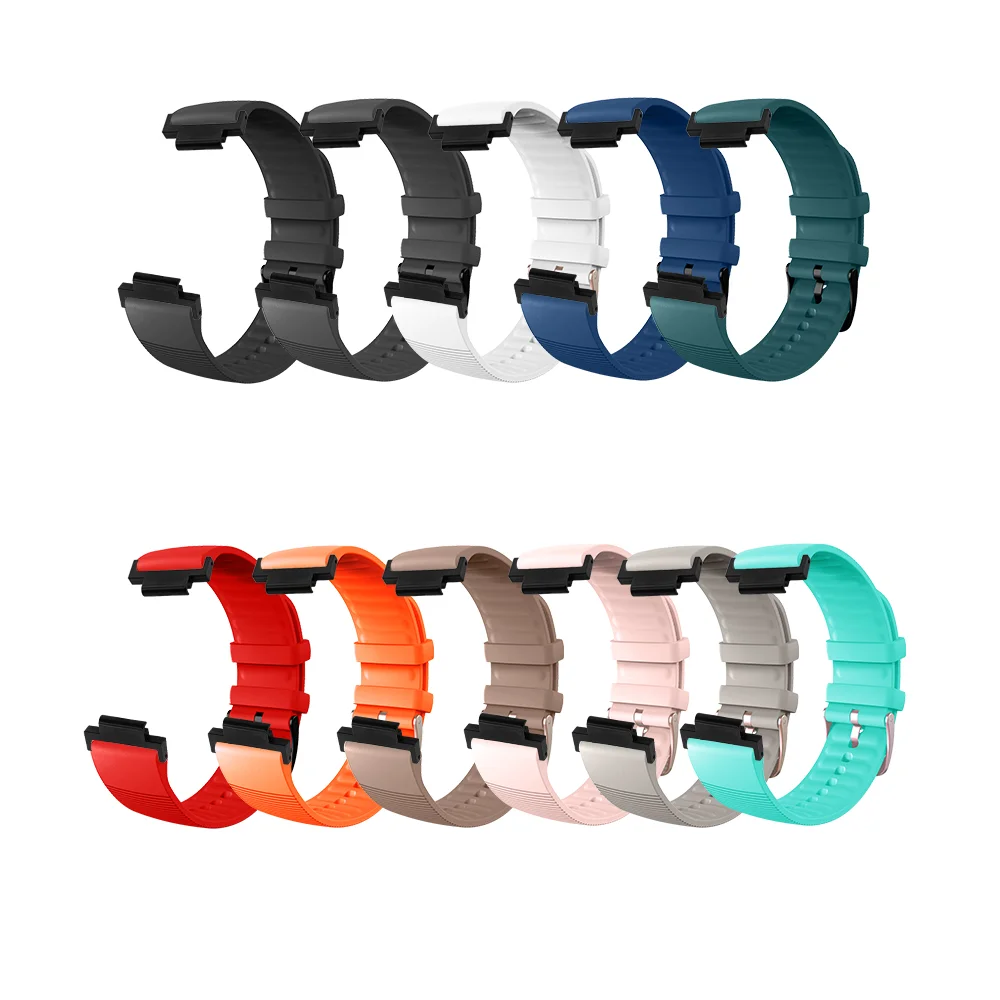 สายนาฬิกาสําหรับนาฬิกา Garmin 235 หัวเข็มขัดโลหะ QUICK RELEASE Sweatproof ทนทานซิลิโคนสมาร์ทสายนาฬิกาผู้ชายผู้หญิง