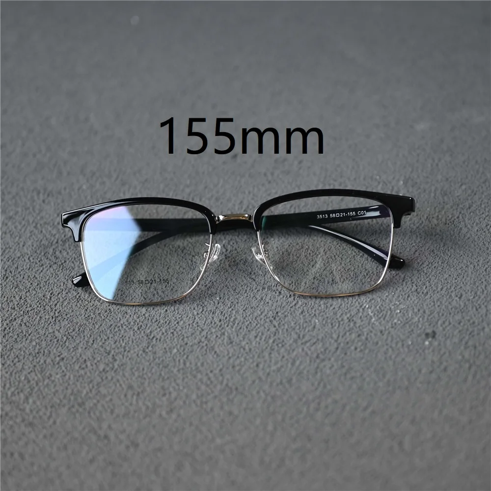 Vazrobe 155mm Oversized Reading Glasses Male Women Anti Blue Light 0 +100 150 200 250 300 350 400 Diopter Eyeglasses Frame