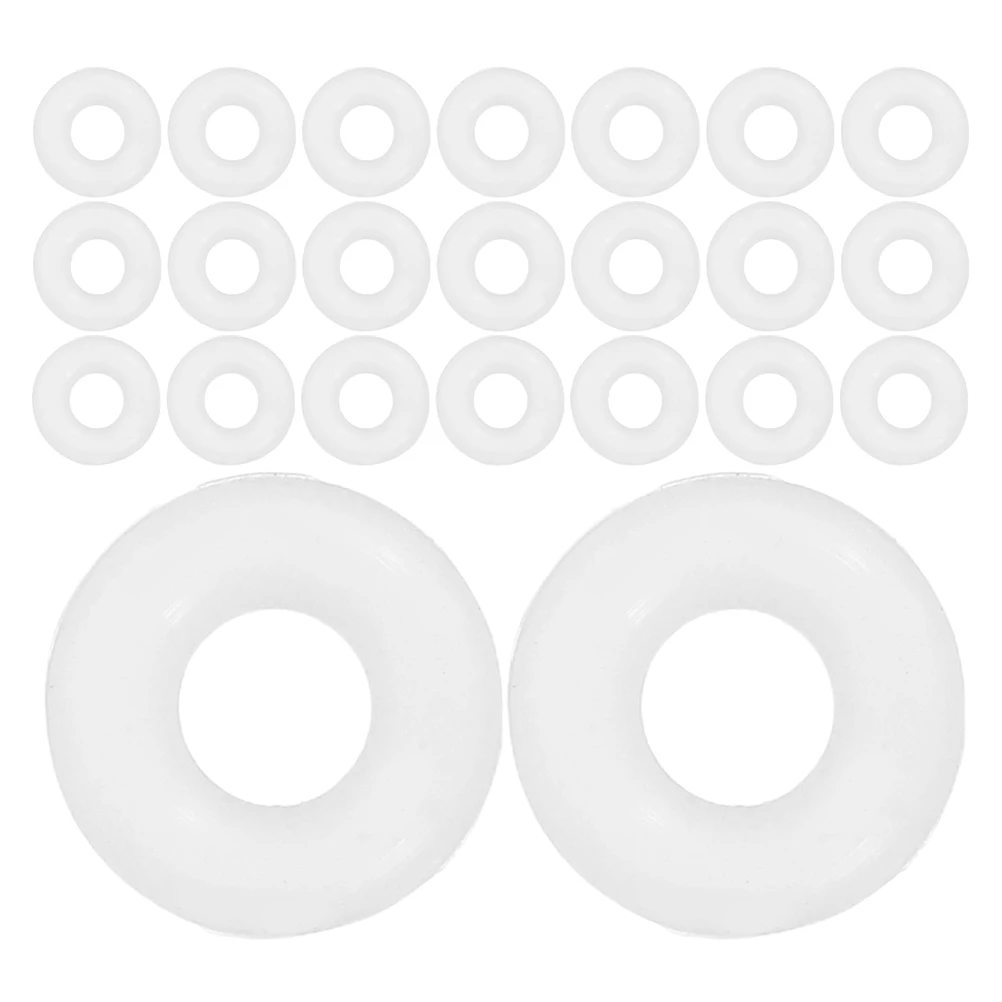 

200pcs Silicone Positioning Rings 6mm Bead Spacers for Jewelry Making Bracelets Necklaces Craft Supplies Reliable Stoppers