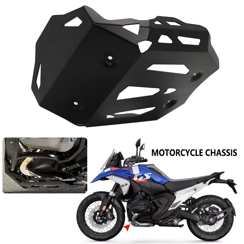 

Carbon black Engine Protection Cover Chassis Under Guard Skid Plate For BMW R1300GS R1300 GS R 1300 GS R 1300GS 2023-2026
