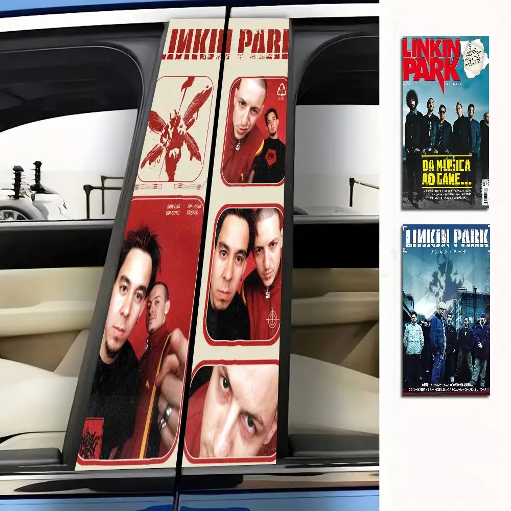 

Группа L-Linkin Cool P-Park, автомобильная B-стойка, ПВХ наклейка, водонепроницаемая наклейка на дверной стойку автомобиля, украшение, крутая наклейка, наклейка