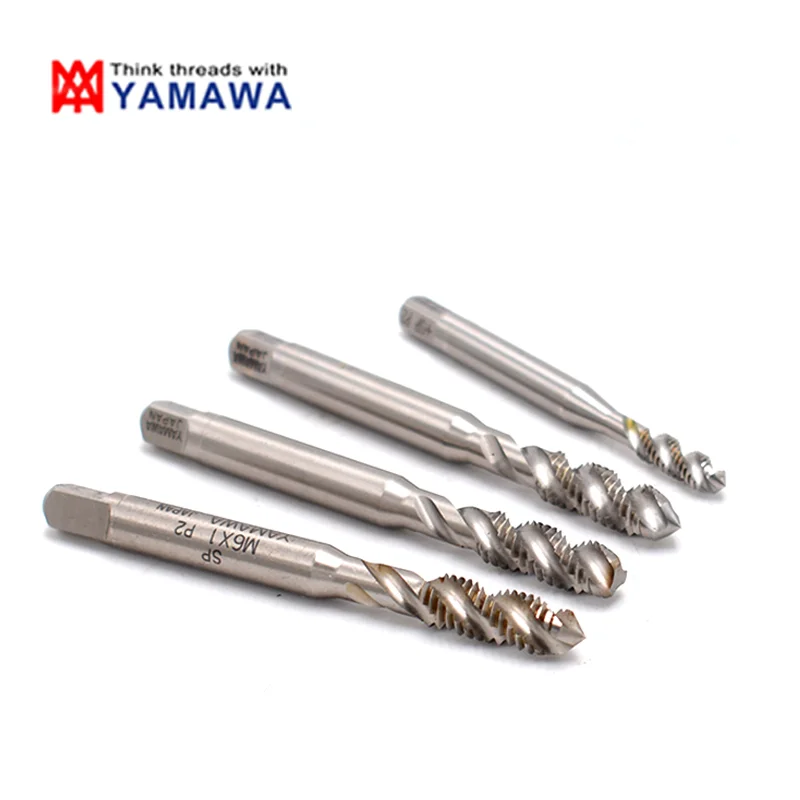 YAMAWA HSSE American Spiral Fluted Tap UNF UNS  1/4 5/16 3/8 7/16 1/2 9/16 5/8 3/4 Screw Fine Thread Taps