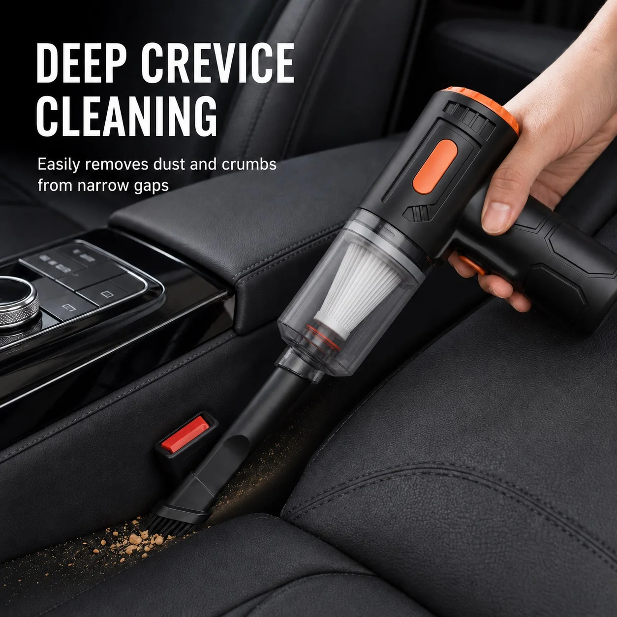 Mini, Compact, and Convenient USB Rechargeable Wireless Car Vacuum Cleaner, with Brush Head, Flat Nozzle, Suitable for Home, Office, Camping, Dual-Purpose Suction and Blowing, Computer Keyboard and Laptop Cleaning Tool, Handheld Car Seat Crevice and Keyboard Dead Corner Dust Remover, Lightweight Household Cleaning Device, Easy Dust Removal Anytime, Anywhere, Essential Micro Tool for the Car