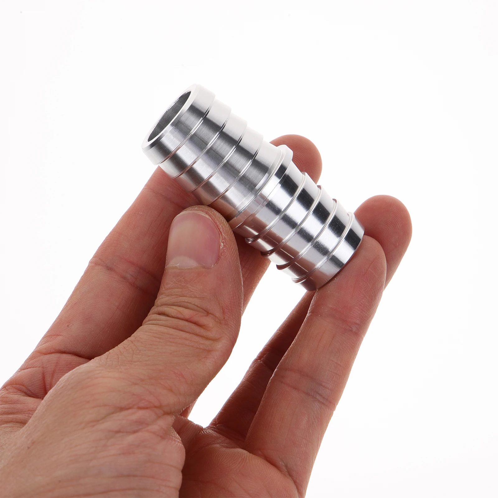 

Radiator Hose Barb Adapter Connector Barbed Fitting Swivel Silver Aluminum Car Engine Steam Tube Coupler Vehicle Radiator Hose