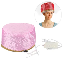 Electric Hair Cap Hat Salon Spa Steamer Hair Thermal Treatment Nourishing Hair Mask Baking Oil Cap Hair Dryer Heat Hat Hair Care