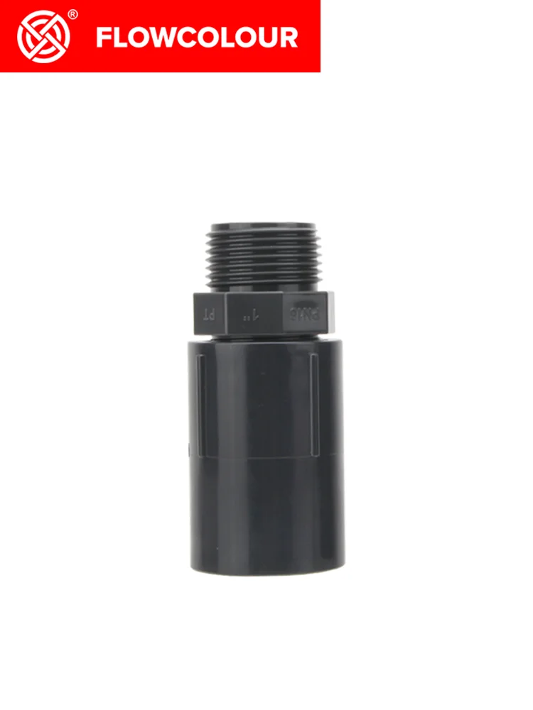 

Flow Colour Aquarium Double Male Threaded Adapter UPVC DN15/25 industrial Standards Deposition for Marine Fish Tank Coral Reef