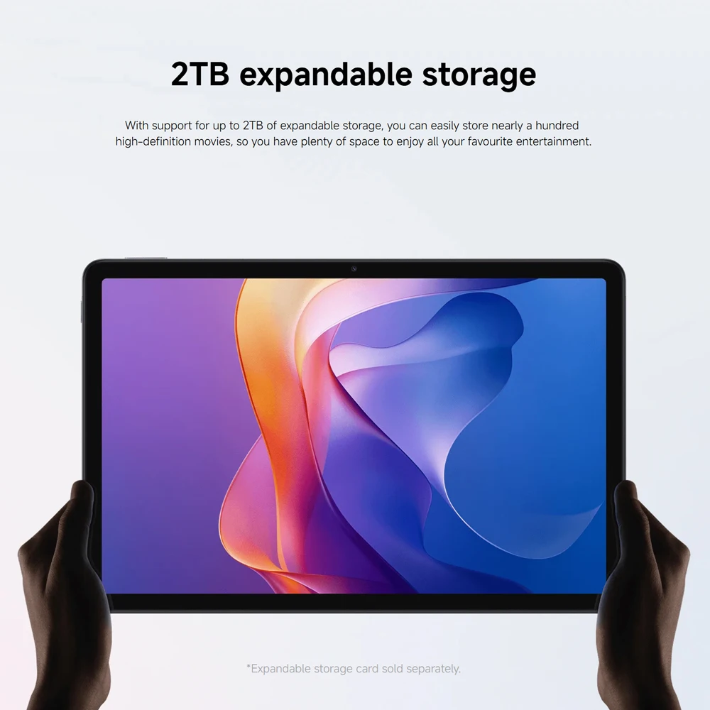 Versione globale Xiaomi Redmi Pad 2 4G Advanced Helio G100-Ultra 11" 2.5K display cristallino Batteria 9000mAh Ricarica rapida 18W