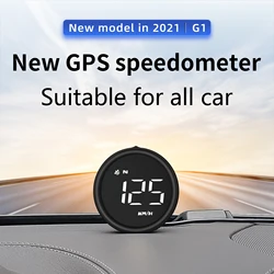 HUD G1 Gps Speedometer Gauge Digital LCD On-board Computer Car GPS Heads up Display Compass Inclinometro Projector For All Cars